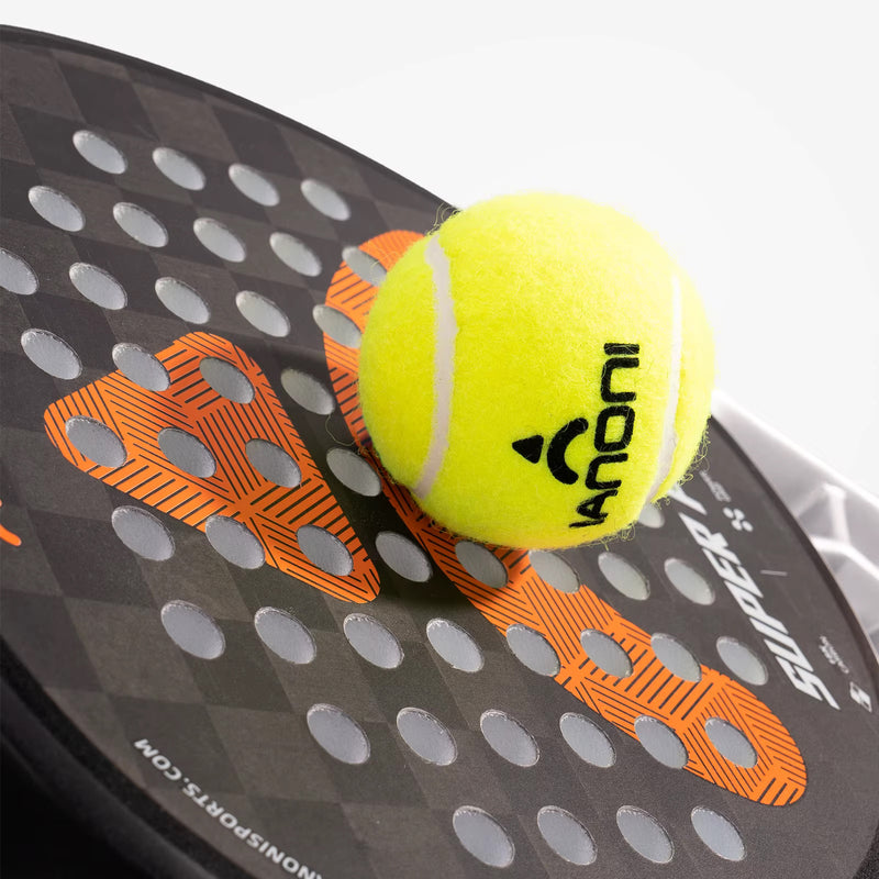ianoni Padel Balls Natural Rubber with Great Flex Elasticity International Padel Federation Standards Compliant